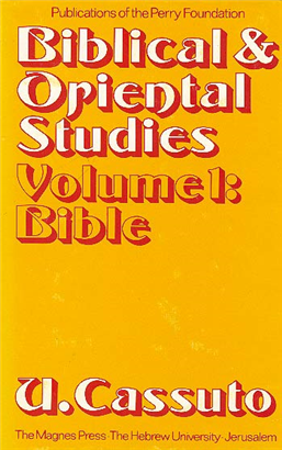 >Biblical and Oriental Studies