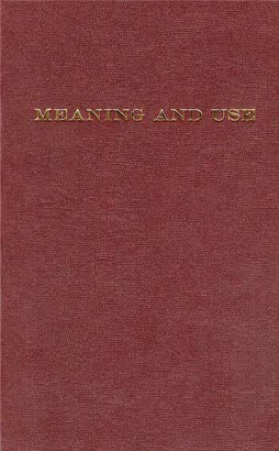 >Meaning and Use