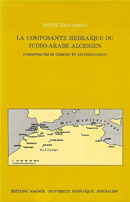 >La Composante Hebraique du Judeo-Arabe Algerien