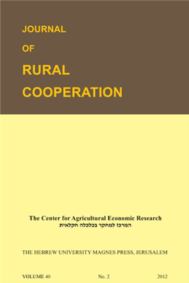 >Journal of Rural Cooperation 